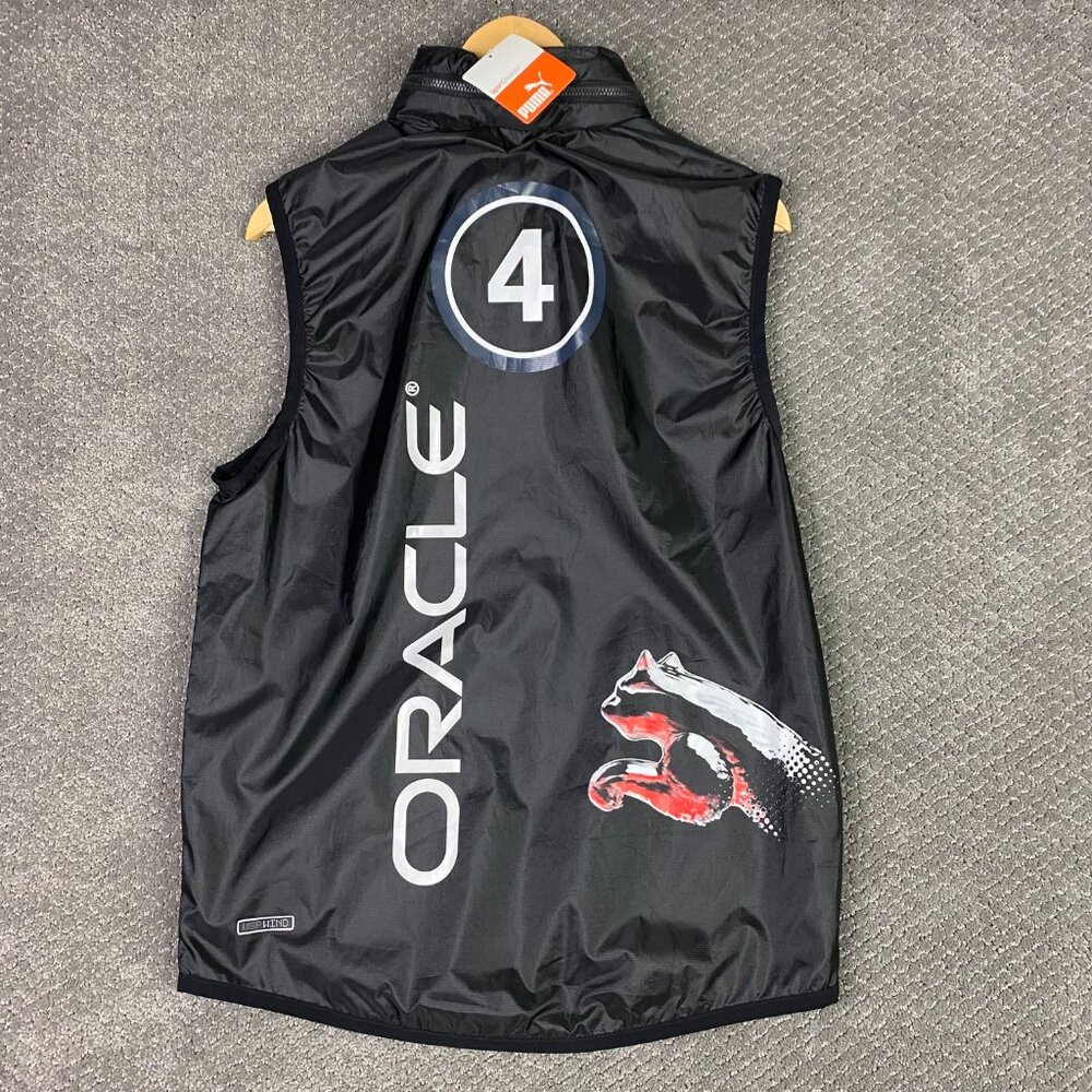 NWT Puma Oracle Racing Team Windbreaker Vest Gilet Men's Medium America's Cup